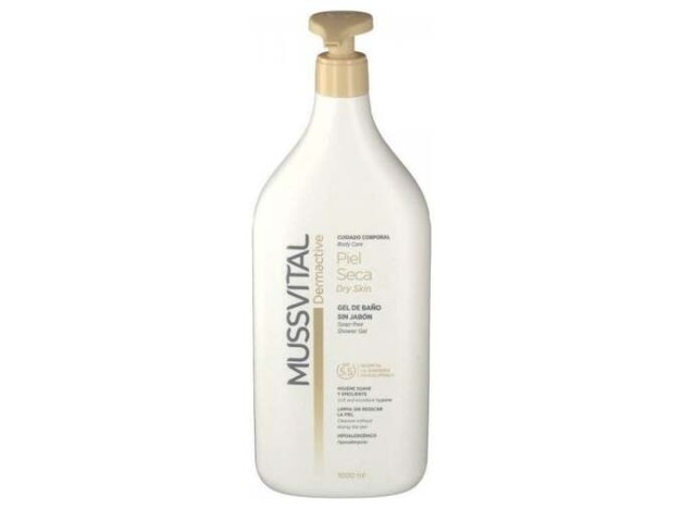 Mussvital Dermactive Gel De Baño Piel Seca 1000Ml