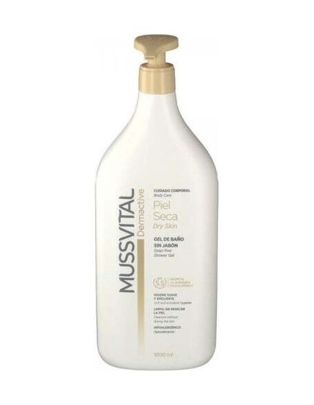 Mussvital Dermactive Gel De Baño Piel Seca 1000Ml