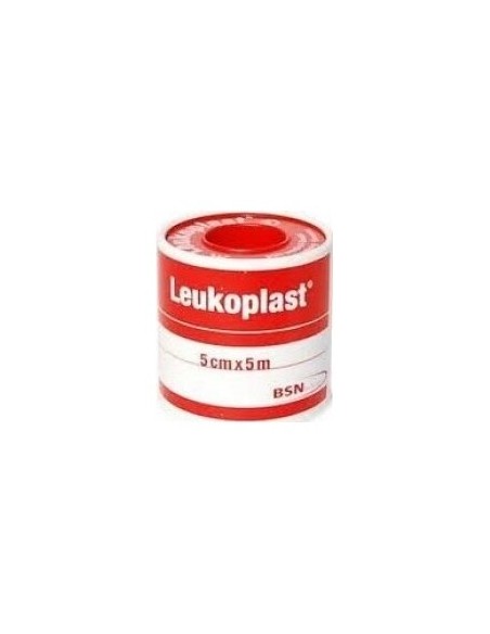 Leukoplast Esparadrapo Blanco 5 Cm X 5 M, 1 Ud