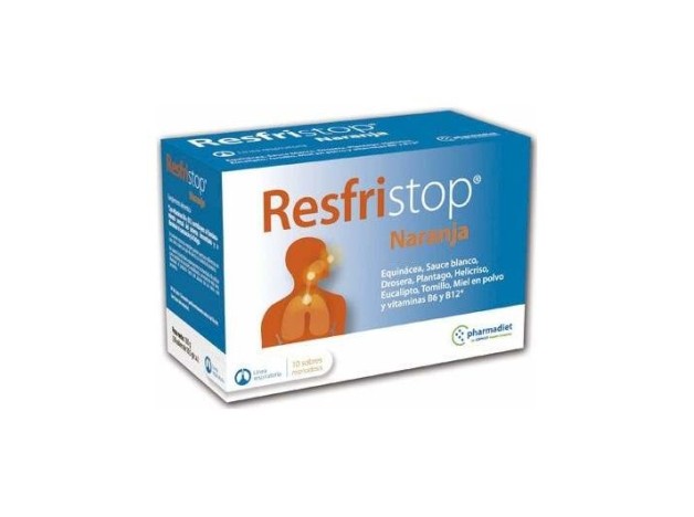 Pharmadiet Resfristop Naranja 10 Sobres