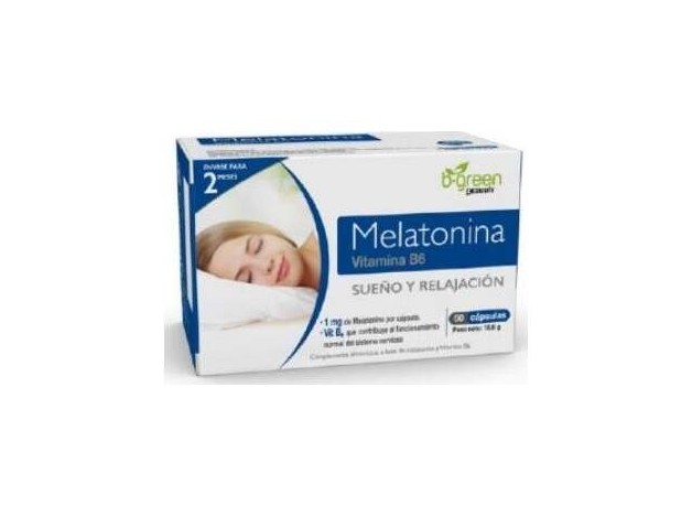 B-Green Melatonina 60Cáps