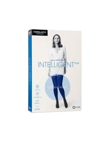 Farmalastic Intelligent Plus Media Larga Talla 5 Color Canela, 1 Ud