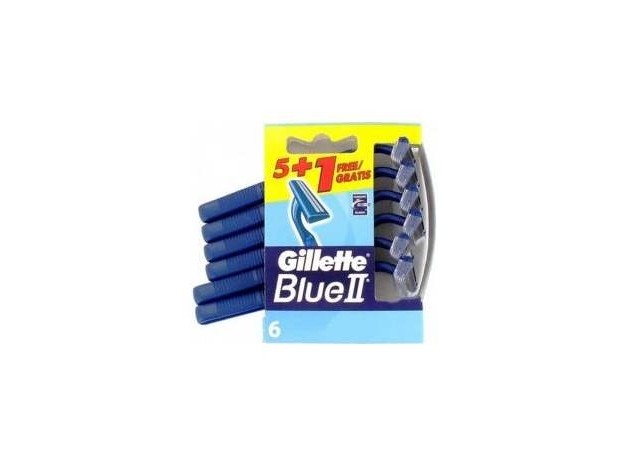 Gillette Maquinilla Desechable Blue2 Fija 5+1Ud