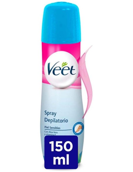 Veet Expert Spray Depilatorio Piernas Y Cuerpo Piel Sensible 150Ml