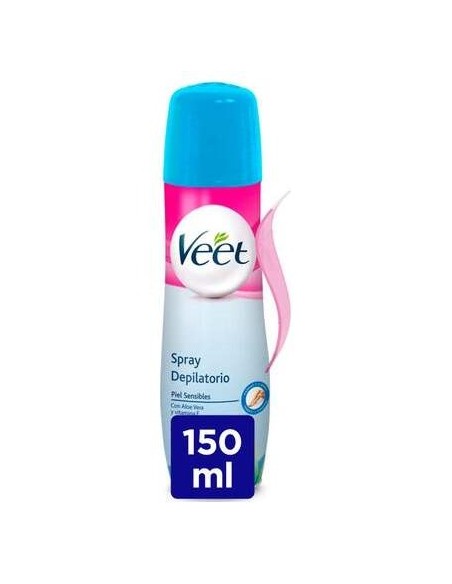 Veet Expert Spray Depilatorio Piernas Y Cuerpo Piel Sensible 150Ml