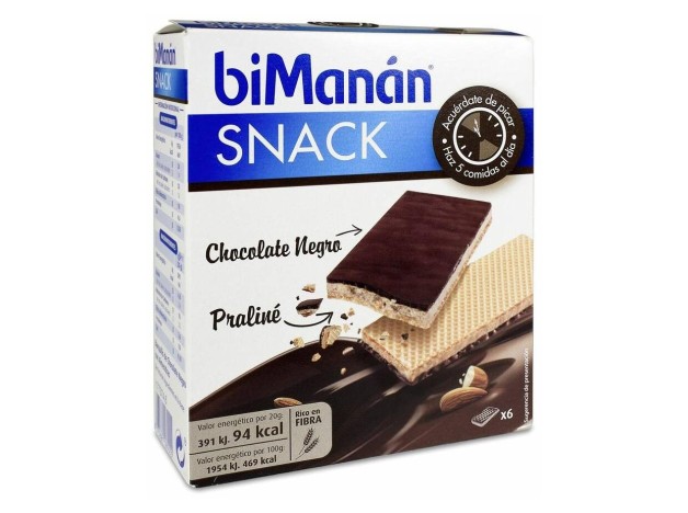 Bimanán Snack Barquillo Chocolate Negro Y...