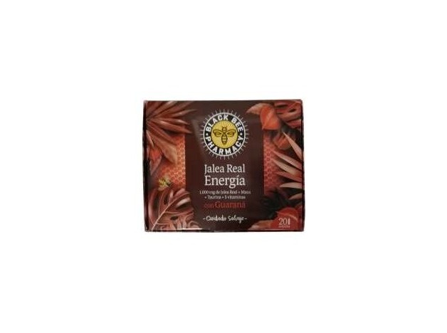 Black Bee Pharmacy Jalea Real Energía, 20 Ampollas