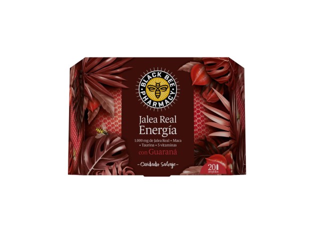 Black Bee Pharmacy Jalea Real Energía, 20 Ampollas