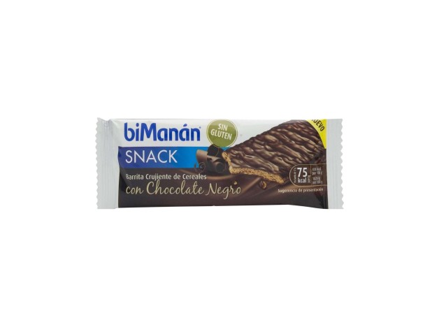 Bimanán Barritas Sin Gluten Chocolate Negro, 20...