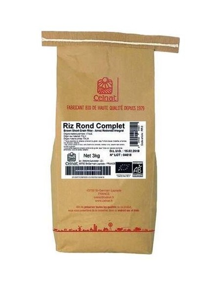 Celnat Arroz Integal Redondo 3Kg