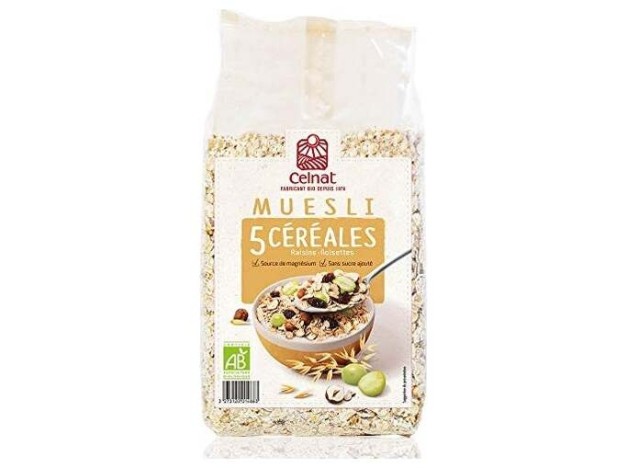 Celnat Muesli 5 Cereales Bio 500G