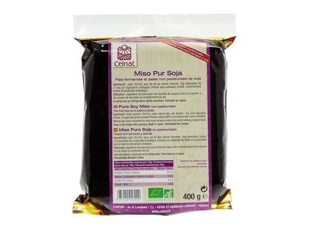 Celnat Hatcho Miso Soja No Pasteurizado Bio 400G
