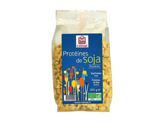 Celnat Soja Texturizada Gruesa Entera 200G