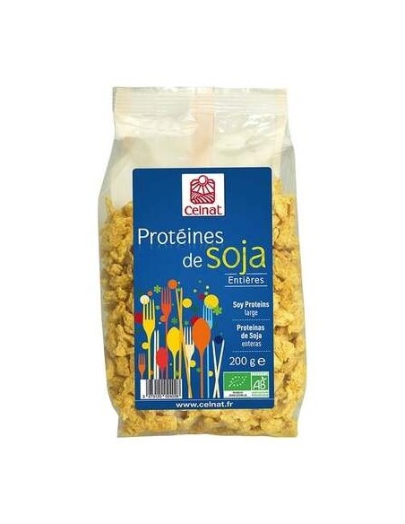 Celnat Soja Texturizada Gruesa Entera 200G