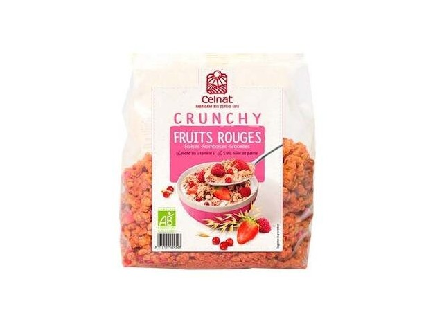 Celnat Muesli Crunchy Frutos Rojos Bio 500G