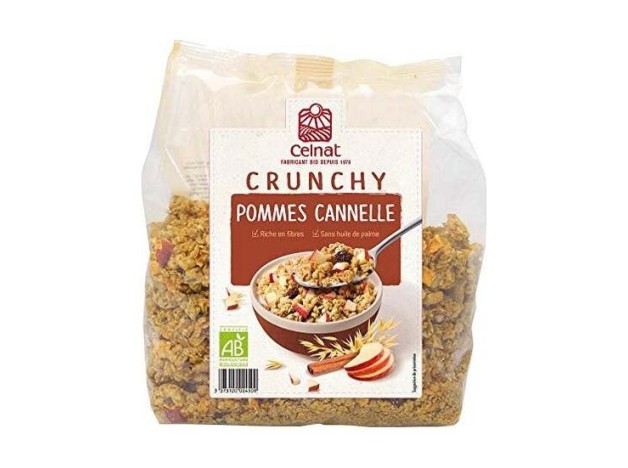 Muesli Crunchy Manzanas Y Canela Bio 500Gr.