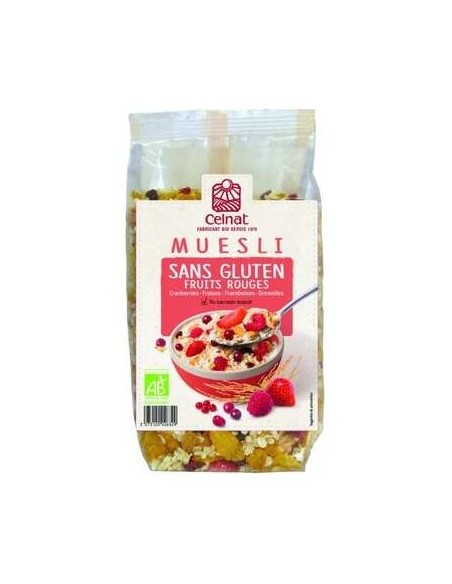 Celnat Muesli De Frutos Rojos Sin Gluten Bio 375G