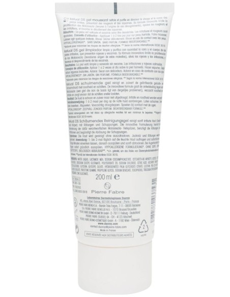 Ducray Kelual Ds Gel Limpiador, 200 Ml