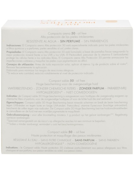 Solaire Haute Protection Compact Teinté Spf50 Sable
