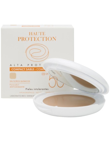 Solaire Haute Protection Compact Teinté Spf50 Sable