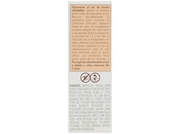 Solaire Haute Protection Compact Teinté Spf50 Doré