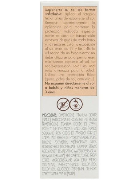 Solaire Haute Protection Compact Teinté Spf50 Doré