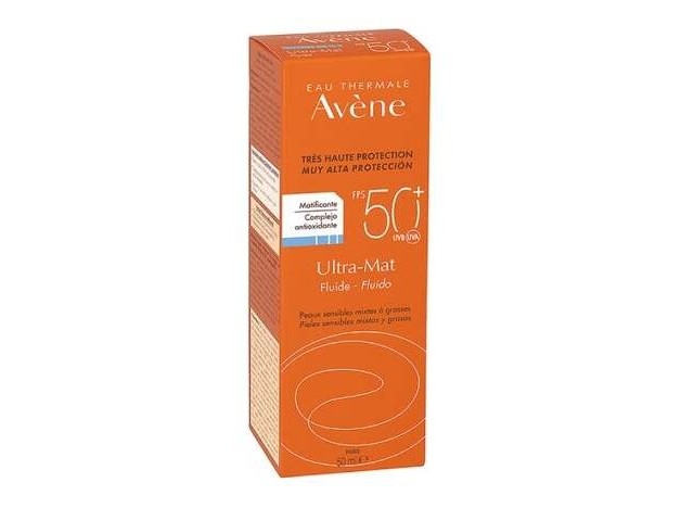 Avène Solar Ultra-Mat Fluido Pieles Mixtas A...