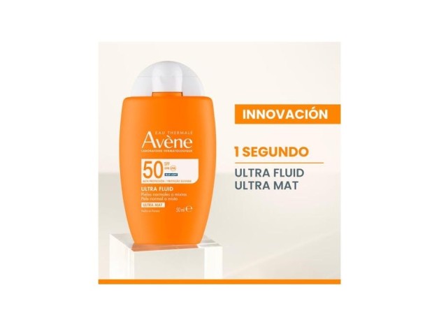 Avène Solar Ultra-Mat Fluido Pieles Mixtas A...