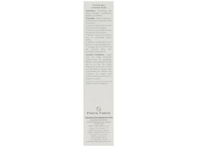 Avène Couvrance Base De Maquillaje Fluido...