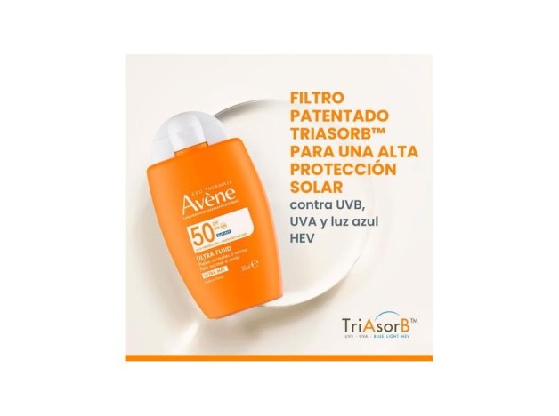 Avène Solar Ultra-Mat Fluido Pieles Mixtas A...