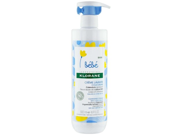 Klorane Crema Limpiadora Cold Caléndula 500Ml