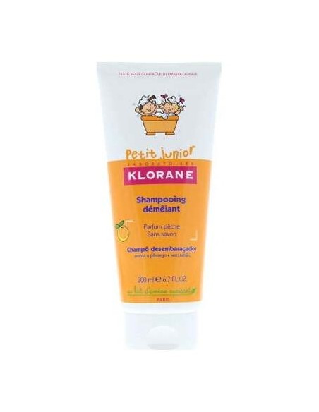 Klorane Petit Junior Shampoing Démélant Pêche 200Ml