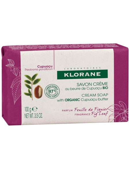 Klorane Jabón Crema Feuille De Figuier Con Manteca De Cupuaçu 100G