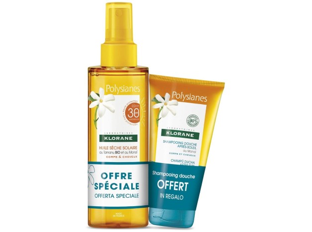 Klorane L'Huile Sèche Solaire Spf30 200Ml+ Gel...