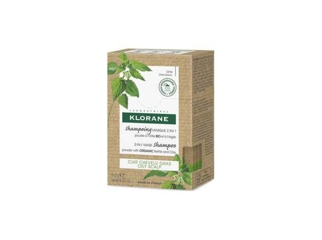 Klorane Ortiga Bio Champú-Mascarilla 2 En 1, 8...
