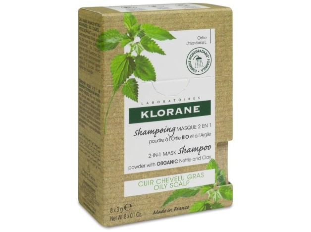 Klorane Ortiga Bio Champú-Mascarilla 2 En 1, 8...