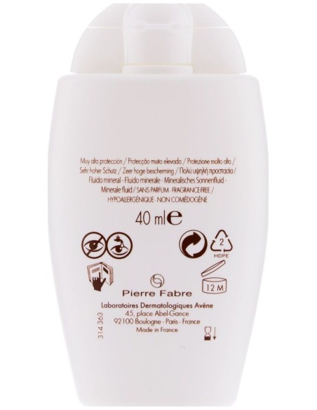Solaire Haute Protection Fluido Mineral Spf50+ 40 Ml