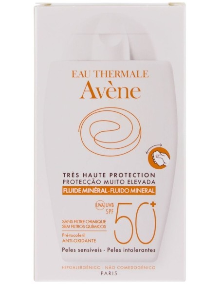 Solaire Haute Protection Fluido Mineral Spf50+ 40 Ml