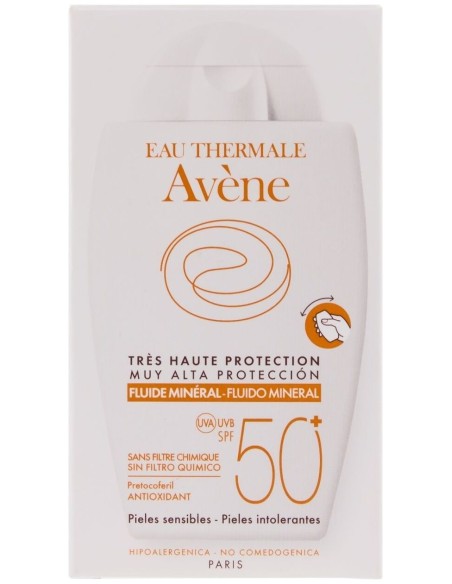 Solaire Haute Protection Fluido Mineral Spf50+ 40 Ml