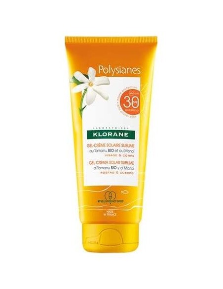 Polysianes Monoï Y Tamanu Bio Gel Solar Cara Y Cuerpo Spf30 200 Ml