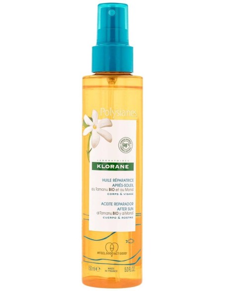 Polysianes Monoï Y Tamanu Bio Aceite Reparador After Sun 150 Ml
