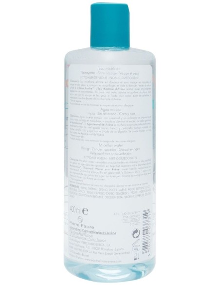 Avène Cleanance Agua Micelar Piel Grasa O Imperfecciones 400Ml