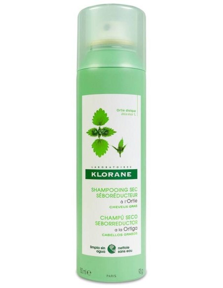 A La Ortiga Champú Seco Seborregulador Cabello Graso 150 Ml