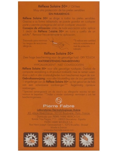 Avène Solar Reflexe Solaire Spf 50+ Toque Seco, 30 Ml