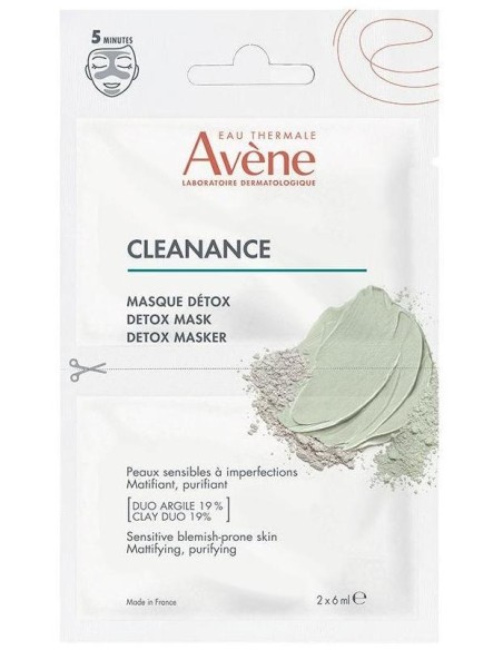 Avène Cleanance Mascarilla Detox 2X6Ml