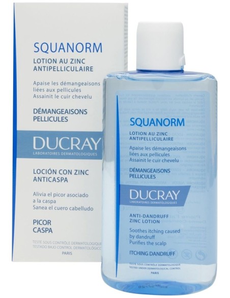 Ducray Squanorm Loción Anticaspa Con Zinc, 200 Ml