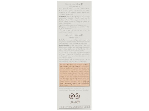 Solaire Haute Protection Crema Mineral Spf50+...