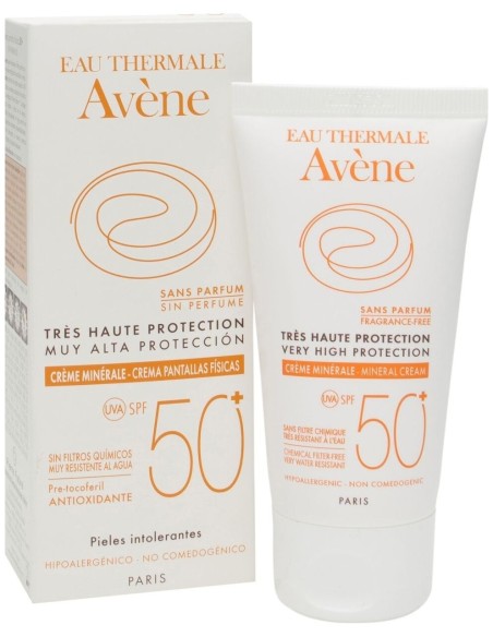 Solaire Haute Protection Crema Mineral Spf50+ 50 Ml