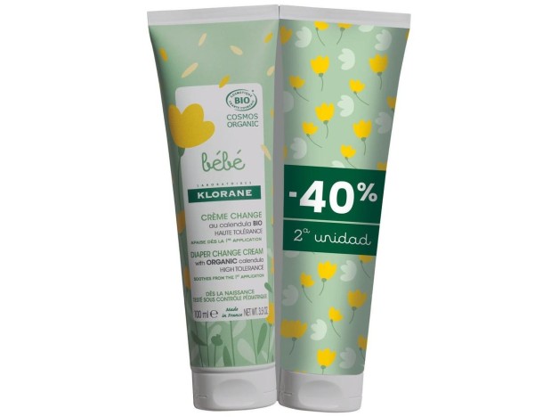 Klorane Bebé Crema Cambio Pañal Caléndula Bio...