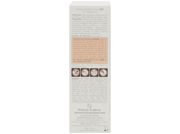 Solaire Haute Protection Crema Mineral Spf50+...